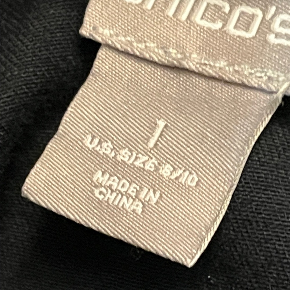 EUC Chico’s Black Denim Jacket​ - Picture 10 of 10